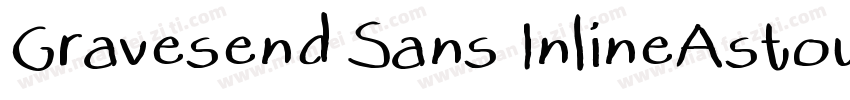 Gravesend Sans InlineAstounderSquar字体转换